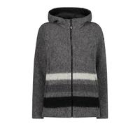 Women's zipped wooltech hoodie CMP Gris S