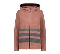 Women's zipped wooltech hoodie CMP Rose M