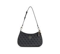 GUESS Noelle II Top Zipper Shoulder Bag Coal Logo