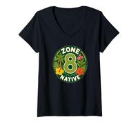 Women's Zone 8 Native Plants Gardener V-Neck T-Shirt