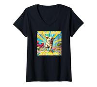 Women's Zoomies (Rockin' Version) V-Neck T-Shirt