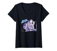 Womens Zootropolis Welcomes You V-Neck T-Shirt