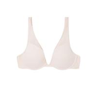 Women'secret Beautiful Pink Padded Tulle Bra for Women, Light Pink, 36B