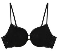 Women'secret Women's Sujetador Acolchado Femenine Beautiful Classic lace Padded Bra, Black/White, 95B