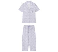 Women'secret Women's 100% Cotton Lilac Snoopy Shirt Pyjamas Pajama Set, Purple Print, S