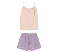 Women'secret Women's Daily Marrakech Short Pyjamas Pajama Set, Apricot ICE, L