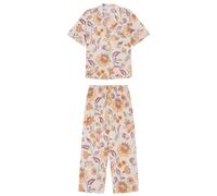 Women'secret Women's Mix and Match Origins Short Sleeve Pyjamas Pajama Set, Multicolor, L