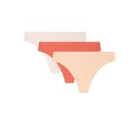 Women'secret Women's Tangas Packs My Everday Colors Base Layer, FLUOR RED, M