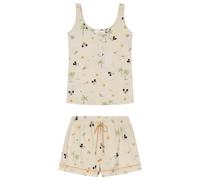 Women'secret Women's Pijama 100% Algodón Estampado Mickey Pajama Set, Ecru Print, S