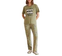 Women'secret Women's Pijama 100% Algodón Verde Mickey Pyjama, Turtle Green, M (Pack of 7)