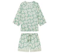 Women'secret Women's Pijama Camisero Manga 3/4 Estampado Pyjama, Green Print, S
