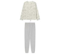 Women'secret Women's Pijama Largo Daily Frosted Perfect PJs, Blanco, S