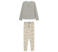 Women'secret Women's Pijama Largo Teddy Grey PJs, Vert, XS