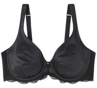 Women'secret Women's Reductor Femenine Real lace Minimiser Bra, Black/White, 95D