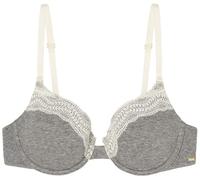 Women'secret Women's Sujetador Acolchado Cotton Collection 2 Bra, Grey, 100C