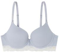 Women'secret Women's Sujetador Push Up Cotton Collection 1 Gorgeous Blue Bra, Azul Marítimo, 90B