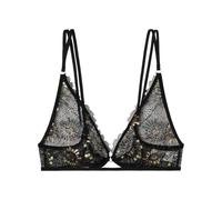 Women'secret Women's Sujetador Triangular Party Bra, Nègre, Talla única