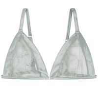 Women'secret Women's Sujetador Triangular Sense 1 and 2 Bra, Green (Green 1), 90B