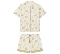 Women'secret Women's Weekly Sunshine Short Sleeve Pajamas Set, Green Print, S