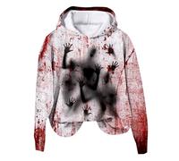 Womens's Halloween Sweatshirts Scary Pumpkin Graphic Print Colorblock Patchwork Design Soft Trendy Crewneck Retro Fashion Tops Teenage Girls Hoodie Long Sleeve Pullover Shirts Khaki