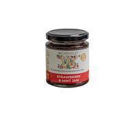 Womersley - Strawberry and Mint Jam (215g Jar) - 100% Natural Ingredients - For Spreading, Baking, Cooking, Recipes, Meat, Fish, Chicken, and Deserts - Vegan and Vegetarian Diets