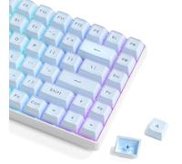 Womier Jelly Keycaps, Mechanical Keyboard for keycaps Set, OEM Profile Clear Key Cap, 113-Key Blue Cute Custom Keycaps for 60%,75%,100% Mechanical Keyboards with Cherry/Gateron MX Switches