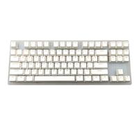 Womier K87 Mechanical Gaming Keyboard 60% Hot Swappable Keyboard Partitioned RGB Backlit Compact 87 Keys for PC PS4 Xbox One Mac (Red Switch,White)