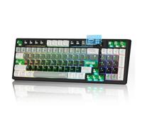 Womier M90 Creamy Keyboard with Number Pad, Wireless Gaming Mechanical Keyboard & Multimedia Display, Hot Swappable Custom Key Board RGB,POM Linear Switch,PBT Keycaps for PC/Xbox/PS4/PS5-Black