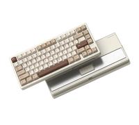 Womier RD75 Pro 75% Keyboard, Quick Release Wireless Aluminium Gaming Keyboard, QMK/VIA Tri-Mode Mechanical Keyboard Custom Hot Swappable with RGB Creamy Keyboard for Windows/Mac/PC-Milk White
