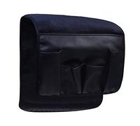 Wommty Black Velvet Sofa Couch Chair Armrest Soft Caddy Organizer Holder for Remote Control, Cell Phone, Book, Magazines, Pencil (Black)