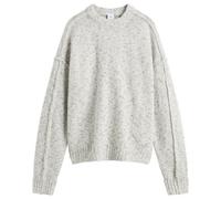 Won Hundred Men's Bentley Reversed Seam Crew Neck Jumper White