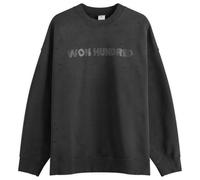 Won Hundred Men's Jalen Crew Sweatshirt Washed Black