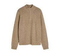 Won Hundred Viaan Half-zip Wool and Silk-blend Jumper - Tan - XL