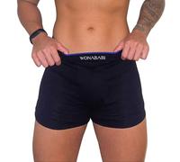 Wonababi Flat-Front Modal Boxer Briefs, Ultra-Soft Boy Shorts Underwear