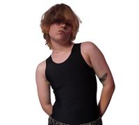 Wonababi Swimming Binder,Chest Binder Trans with Pullover, Swimsuit Tank Top for FTM, Queer