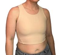 Wonababi Swimming Binder，Chest Binder Trans with Pullover, Swimsuit Top for FTM, Queer