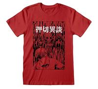 wonang Junji-Ito Dripping Tee T-Shirt Mens Unisex red L