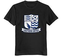 wonang Men Southend United Short Sleeve Quotes T Shirt Black XL