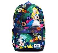 Wondapop Disney Alice in Wonderland 17" Full Size Nylon Backpack, Multicolor, 17", Traditional Backpacks