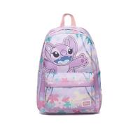 Wondapop Disney Stitch Angel Backpack 16” Girls School Backpack with Laptop Sleeve, Front Pocket & Side Pockets, Cute Disney Bookbag for Kids
