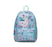 Wondapop Moana Backpack 16” Girls School Backpack with Laptop Sleeve, Front Pocket & Side Pockets, Moana, Pua & Hei Hei Bookbag for Kids