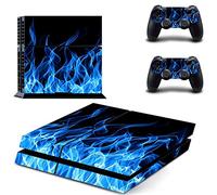 Wondder PS4 Skin Sticker, Protective Vinyl Decal Skin Sticker for PS4 Console + 2 Controller Skins + 2 x Silicone Thumb Grips (Colour 20)