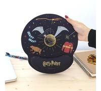 WONDEE Harry Potter Ergonomic Mouse Pad with Golden Snitch, Nimbus 2000 and More - Harry Potter Gifts, Gel Mouse Mat with Non-Slip Wrist Rest, Harry Potter Mouse Pad