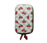 WONDEE Mr Wonderful External Hard Drive Case 2.5 Inches and to Store Your Gadgets with a Fun Cherry Design - Mr. Wonderful Original Gifts for Women, Children and Boys