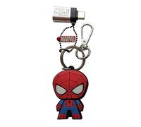 WONDEE Spiderman Gifts [2 in 1] Original Spider Man Pendrive + Keychain, USB Flash Drive and USB C Adapter 32 GB Marvel Avengers - Original Keychains/Pendrive for Gifts, Disney Marvel Gifts