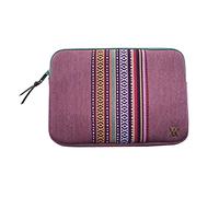 Wondee VAMVAM Universal Cherry Cover with Colourful Ethnic Style Fabric Decorative Stripe - Quilted and Reinforced with Zipper