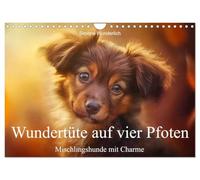 Wonder bag on four paws - mongrel dogs with charm UK-Version (Wall Calendar 2026 DIN A4 Landscape), CALVENDO 12 Month Wall Calendar