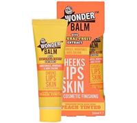 Wonder Balm - Hand Balm/Cream for Lips, Hands and Nails - enriched with Aloe Vera - Peach Tinted 50ml