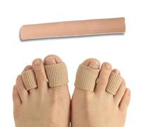 Wonder Care 1 Piece Toe Cushion Tube Bunion Pads Toe Tube Sleeves Soft Gel Corn Pad Protectors for Cushions Corns, Blisters, Calluses, Toes and Fingers (Length 6" X Diameter-0.39")