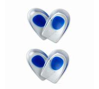 Wonder Care 2 Pair Gel Heel Cushion for Heel Pain Relief Women and Men Silicone Heel Pad Plantar Fascitis Inserts Heel Spur Pads Achillies Heel Support Cushion Heel Inserts(Small)